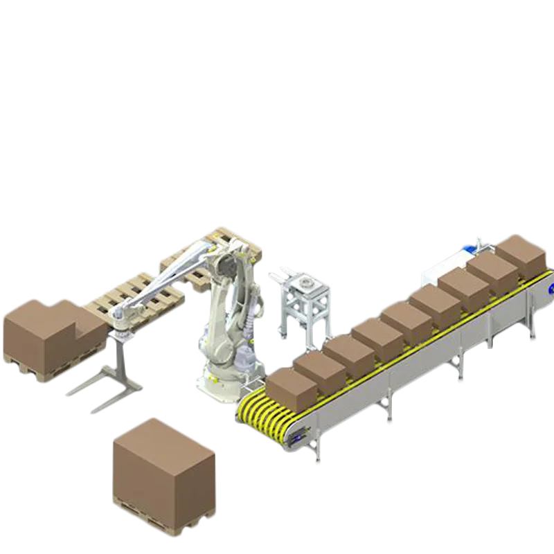cella-robotizzata-di-palletizzazione Robotic division | Division