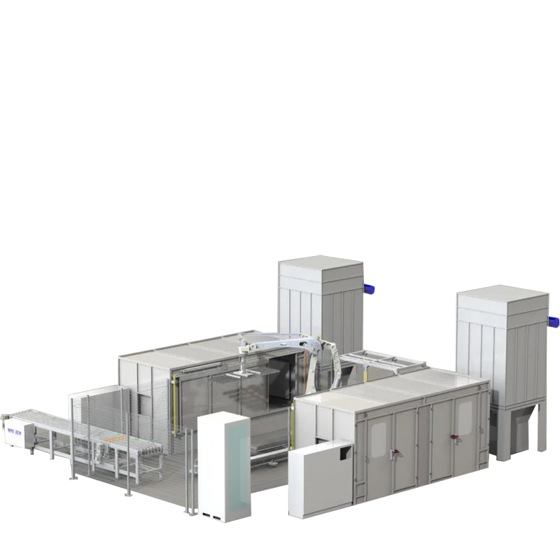 cella-robotizzata-per-la-verniciatura Robotic division | Division